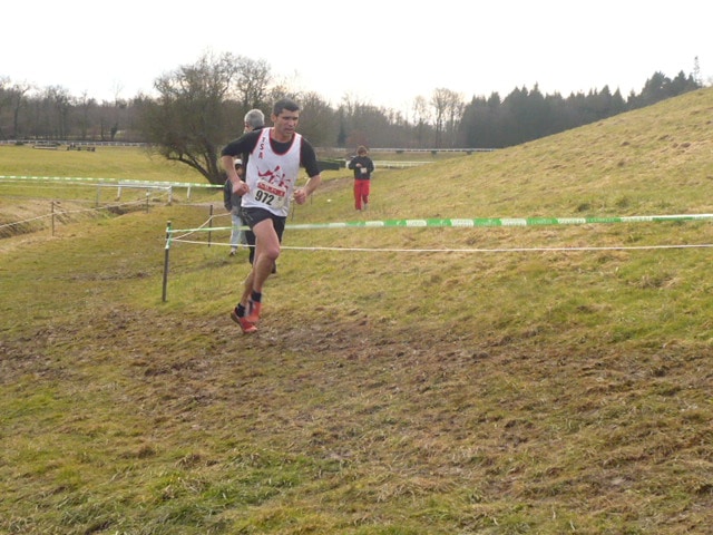 Kader Mamou aux Pré-France de cross 2010 à Pompadour