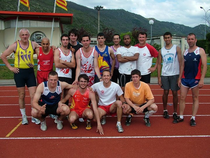 Photo de groupe des régionaux d'Épreuves Combinées 2010 à Foix