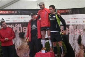 Maxime Durand vainqueur du trail court des Templiers 2010