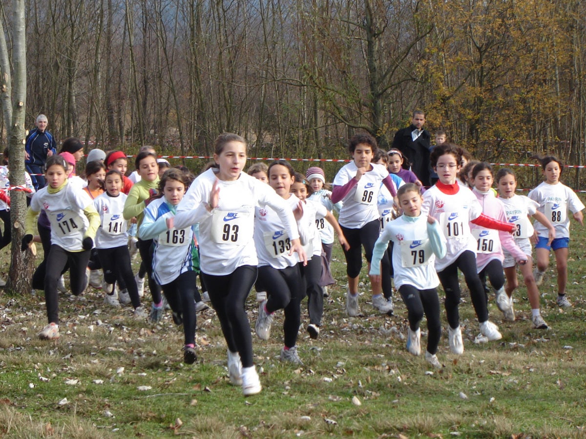 Départ des jeunes au cross Guillaume Gomez 2010 à Payrin