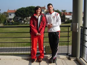 Shannon Izar et Bruno Bernard aux championnats interrégionaux d'épreuves combinées 2011 à Bompas