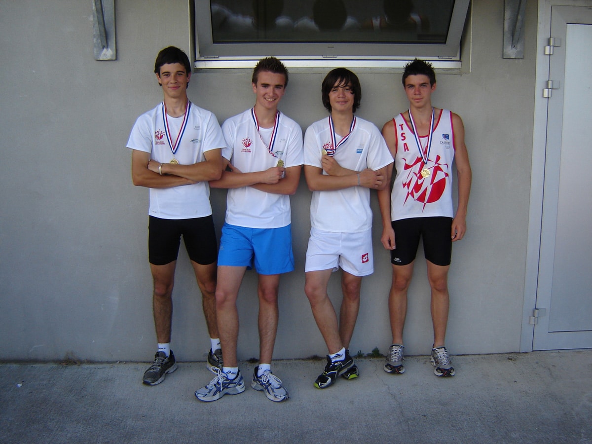 Les minimes du TSA médaillés aux championnats du Tarn BE-MI 2011 à Castres