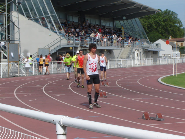 Baptiste Barthès aux régionaux sur piste 2012 à Castres