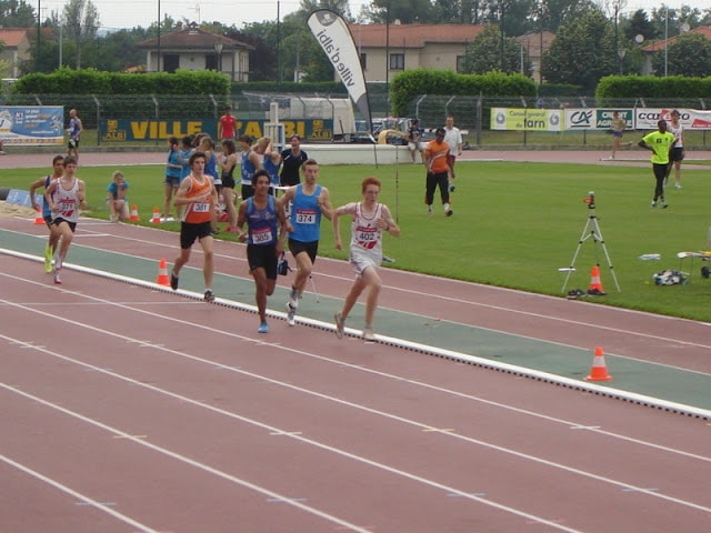 Théophile Piau et Clément Cambier sur 1500m au Meeting Music Jump 2012 à Albi