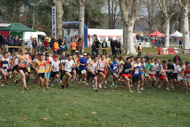 Départ du cross Hubert André 2012 à Carmaux