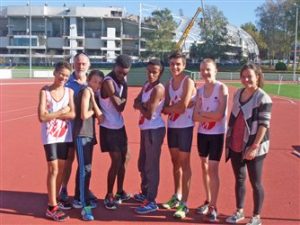 L'équipe Benjamins du TSA à la finale interregionale Équip'Athlé 2014 à Limoges