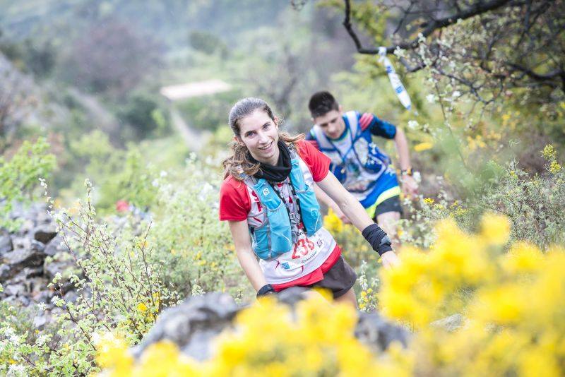 Julie Latger au trail de la Drôme 2015