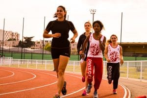 Relais 4x100m féminin du TSA au Meeting de Colomiers 2015