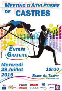 Affiche du Meeting de Castres 2015