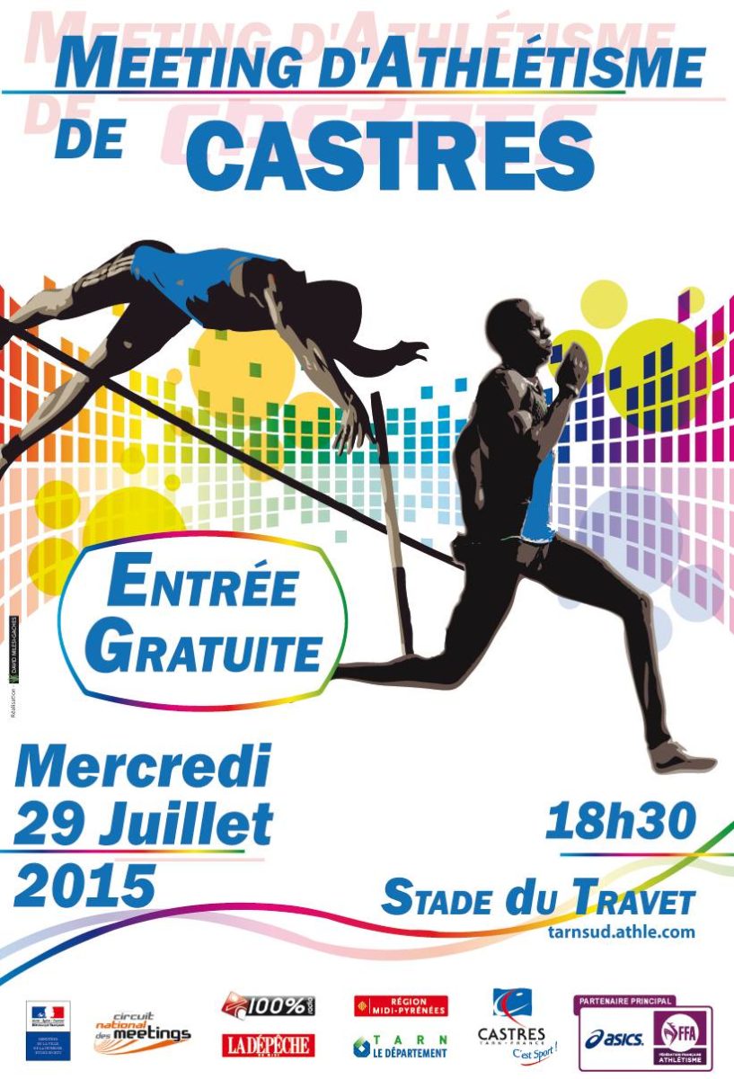 Affiche du Meeting de Castres 2015