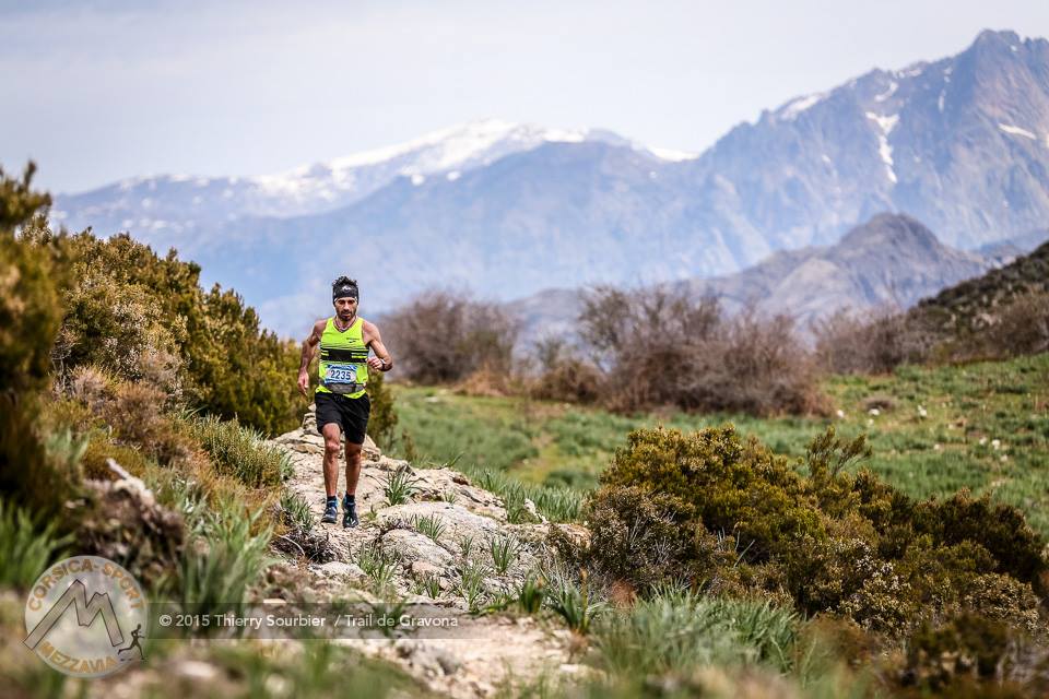 Maxime Durand au Trail de Gravona 2015 à Ucciani