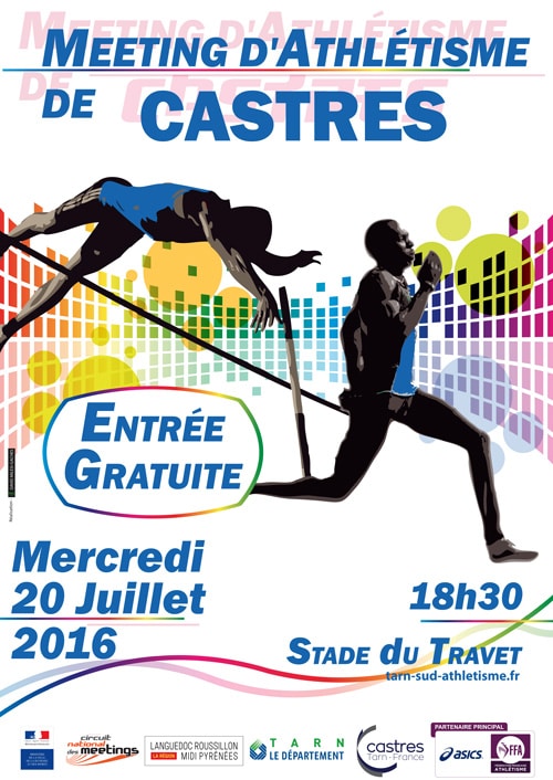 Affiche du Meeting de Castres 2016