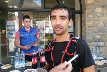 Benoit GALAND Champion de France de trail court des sapeurs-pompiers 2016 à Saint-Lary