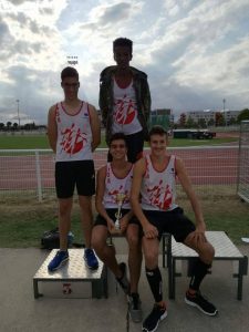 Le TSA sur le podium de la longueurà la Coupe Régionale des spécialités 2016 à Blagnac