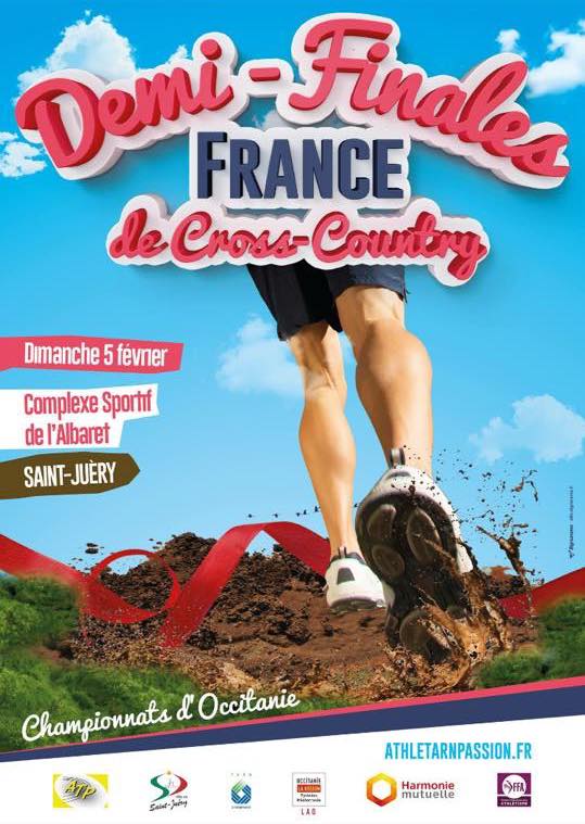 Affiche Championnats d'Occitanie de cross 2017