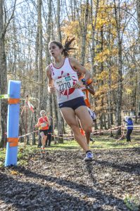 Julie Latger au cross Hubert André 2016