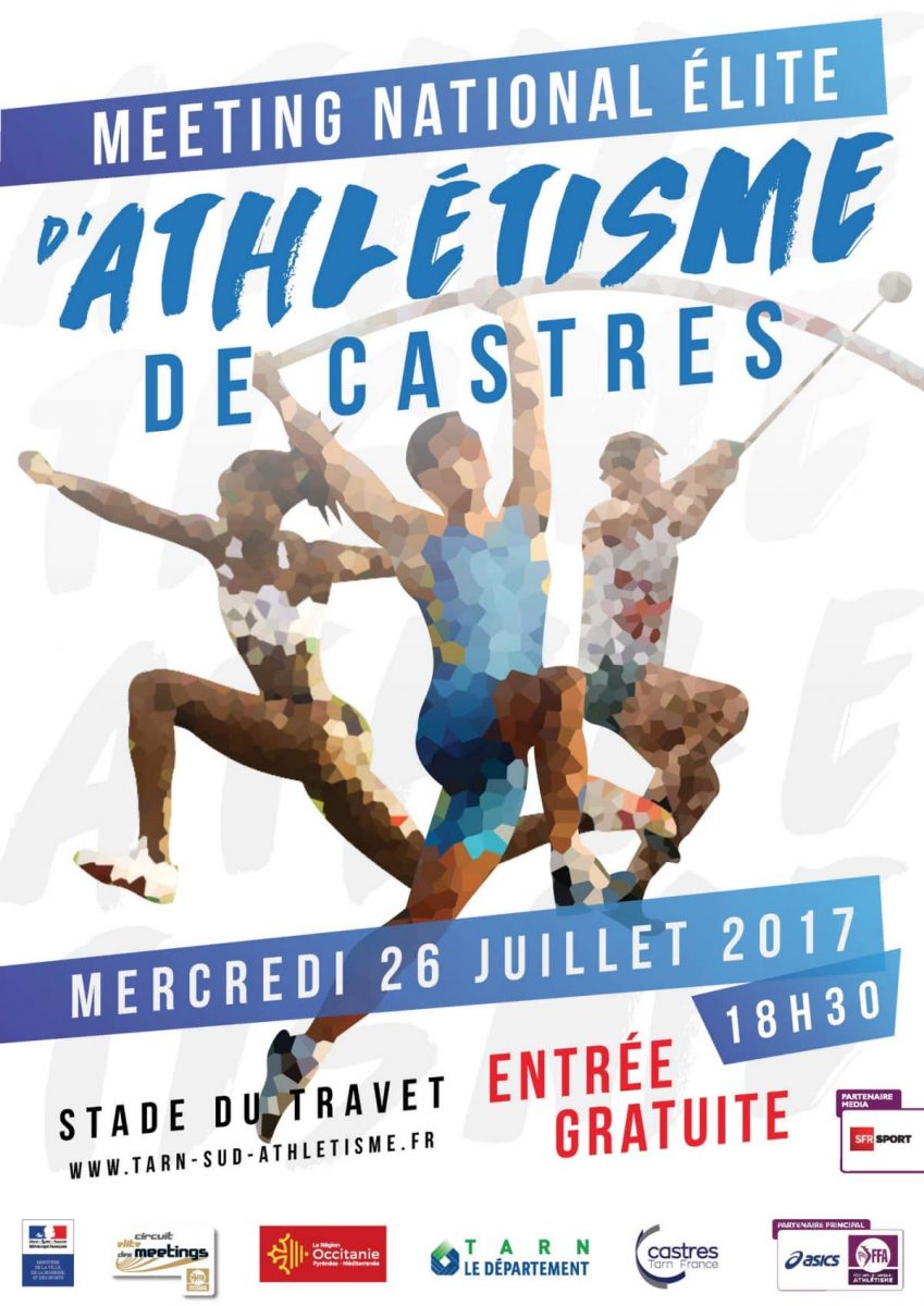 Affiche Meeting de Castres 2017