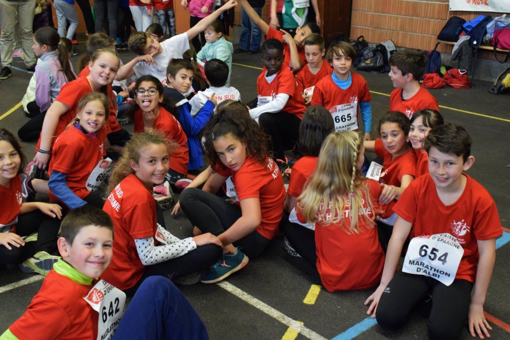 Les poussins à la deuxième journée du challenge départemental 2017 à Blaye-les-Mines