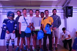 Podium du 5km de la Run CO Leclerc 2017 à Castres