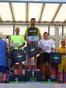 Christophe Bertino vainqueur des Verriers au trail de Grésigne 2017 à Puycelsi