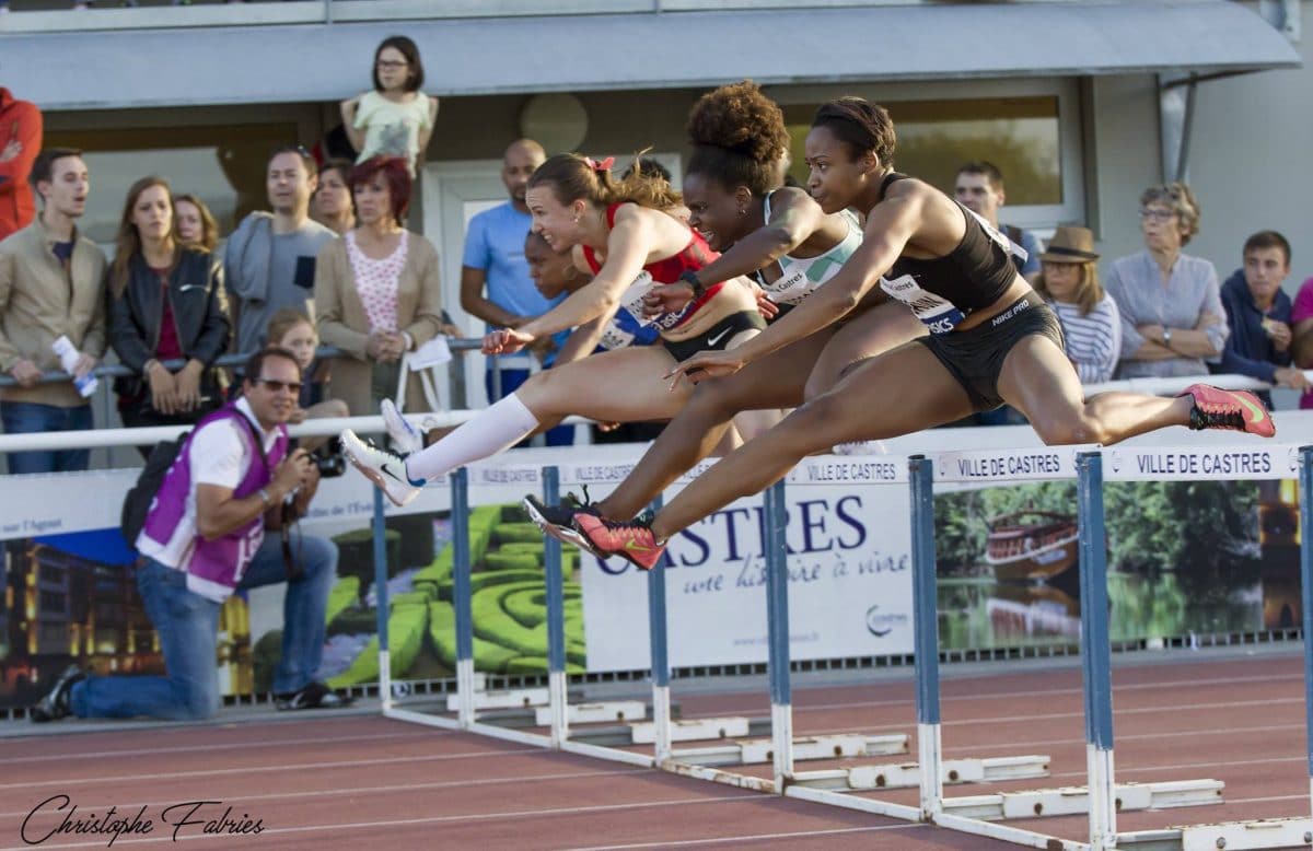 Le 100m haies du meeting de Castres 2017 remporté par Laura Valette