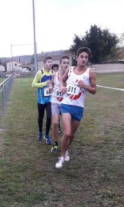 Course des minimes garçons au cross Jean Vidal 2017 à Lescure-d'Albigeois