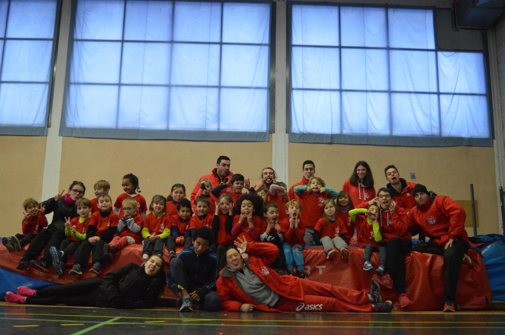 Entrainement du groupe baby Athlé du Castres Athlétisme 2016-2017