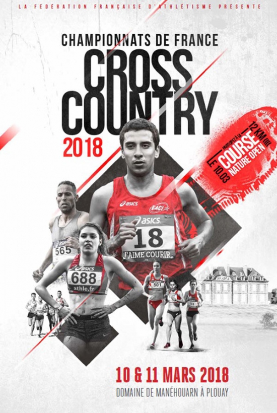 Affiche Championnats de France de cross 2018