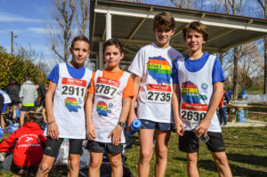 Les 4 benjamins du Castres Athlétisme sélectionnés dans l'équipe du Tarn aux championnats d'Occitanie de cross 2018 à Alès