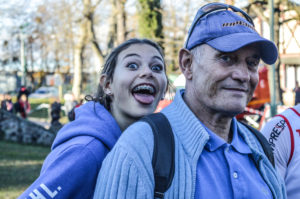 Caroline Laroche et Patrick Deprez au cross Hubert André 2016 à Carmaux