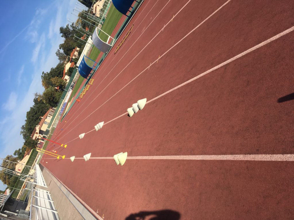 Entrainement du Castres Athlétisme au stade du Travet