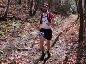 Jérôme Alayrac au Black Mountain Trail 2018 à Saint-Amans-Soult