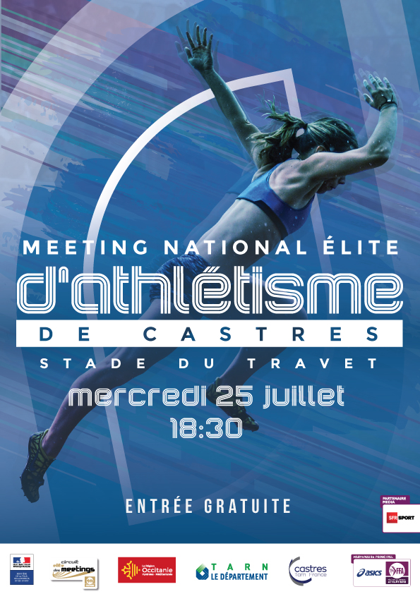 Affiche Meeting National Élite de Castres 2018