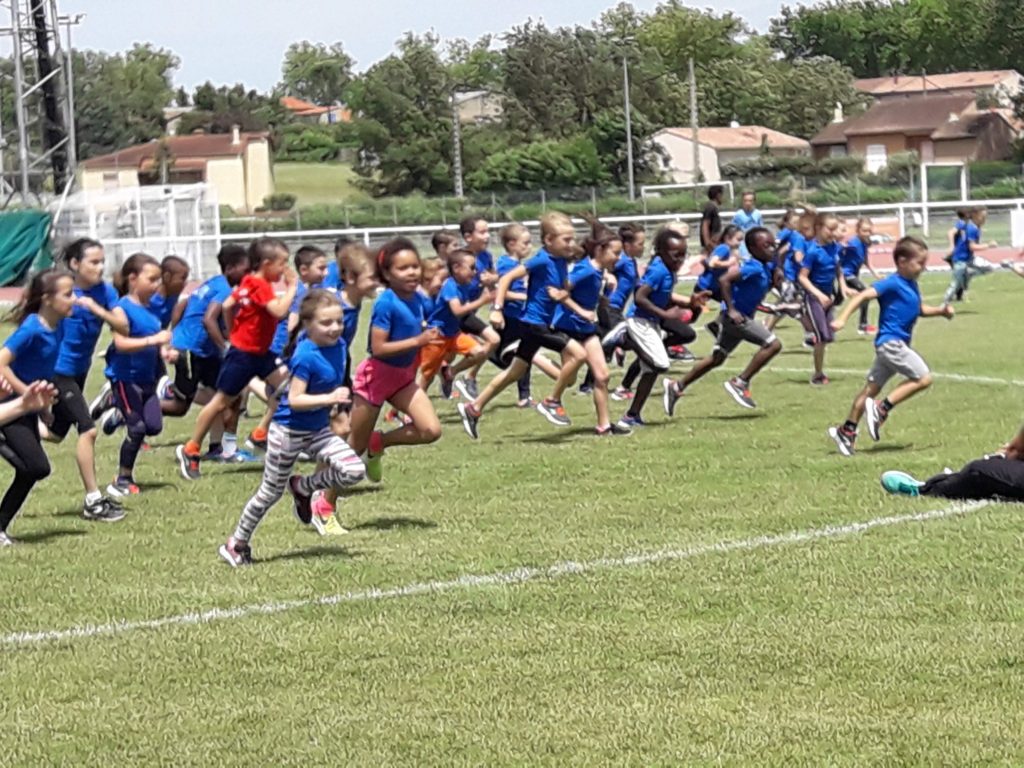 Les éveils athlé du Castres Athlétisme à la 6ème journée du Trophée de l'Avenir 2018 à Castres