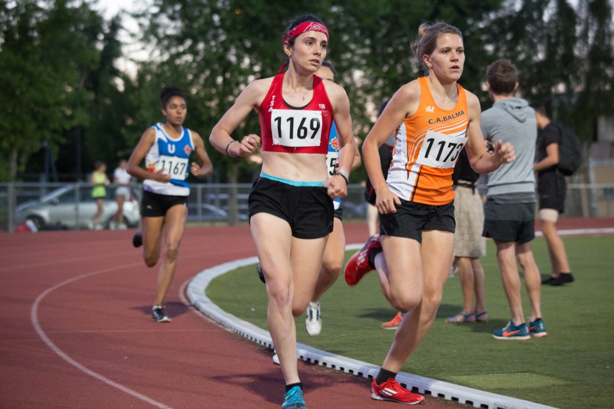 Alexia Vaissette sur 1500m au meeting Colette Besson 2018 à Muret