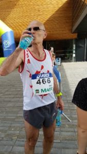 Frédéric Clauss aux championnats de France de 10km 2018 à Liévin