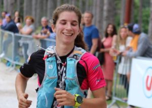 Julie Latger au Desperado Trail 2018 à Saint-Ferréol