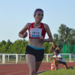 Alexia Vaissette sur 5000m aux championnats d'Occitanie 2018 à Toulouse