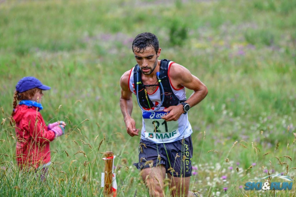 Benoit Galand aux championnats de France de trail court 2018 à Montgenèvre
