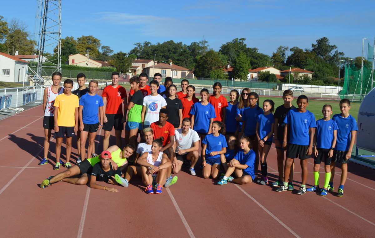Athlètes des championnats du Travet 2018 à Castres