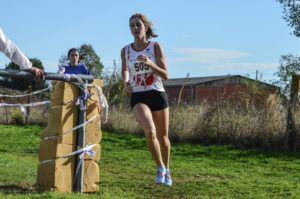 Mathilde Bastoul sur le cross Jean Vidal 2018 à Lescure d'Albigeois