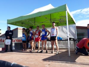 David Grand 5ème du cross court au cross Jean Vidal 2018 à Lescure-d'Albigeois