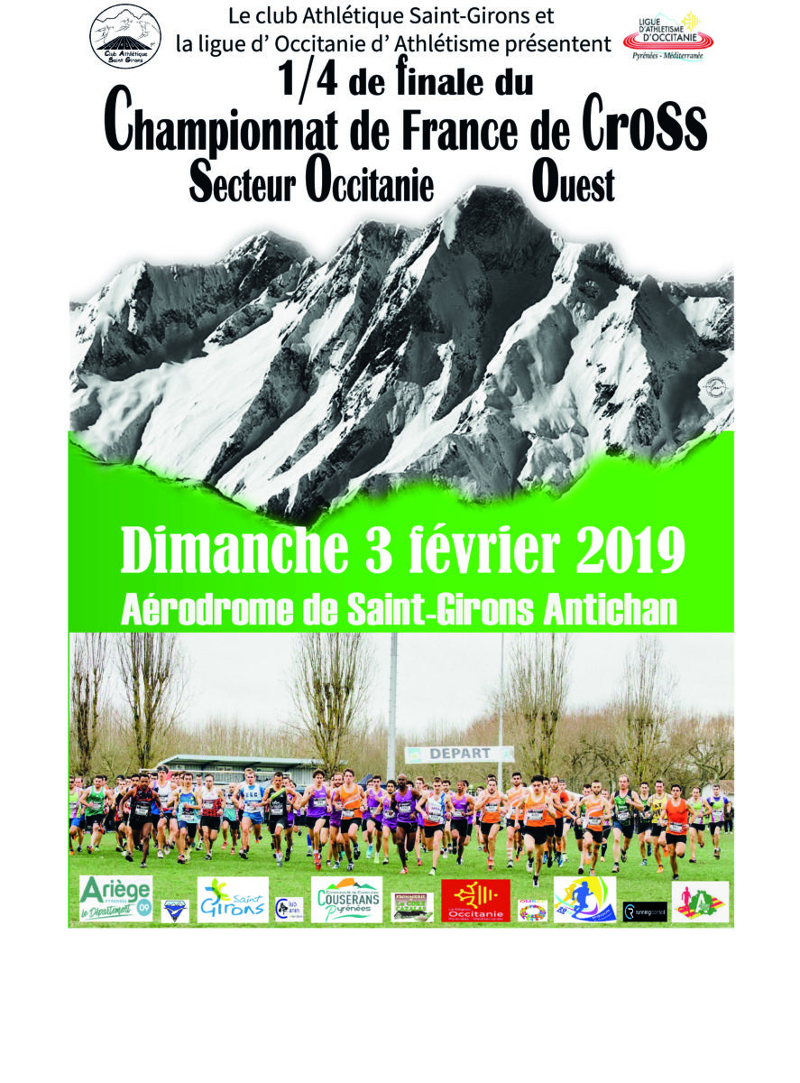 Quart de finale des championnats de France de cross 2019 (secteur Ouest d'Occitanie)