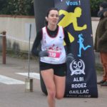 Alexia Vaissette à la Corrida de l'Epiphanie 2019 à Lescure-d'Albigeois