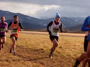 Jean-Baptiste Grand au quart de finale des championnats de France de cross 2019 à Saint-Girons