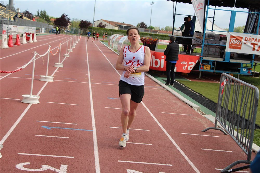 Marie Long au 10km du Marathon d'Albi 2019